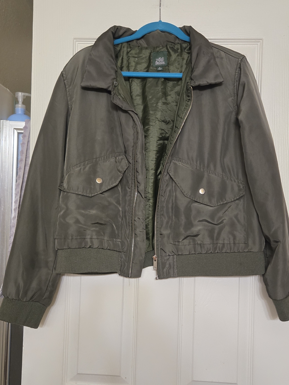 Wild Fable Olive Green Bomber Jacket